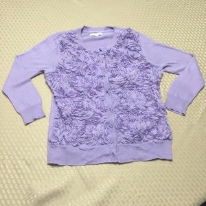 Women’s small lavender floral top